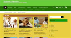 Desktop Screenshot of embarazoymaternidad.info